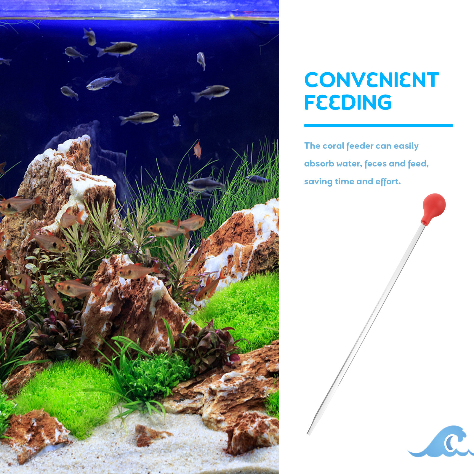 Marine Aquarium Youtube - Marine Fish Feeding Tool Acrylic Coral