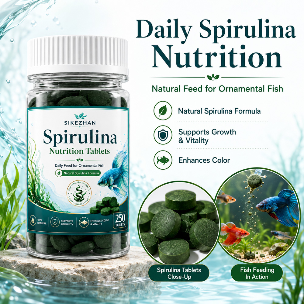 SIKEZHAN  Natural Spirulina Fi - Marine Aquarium Bacteria recensie en prijs