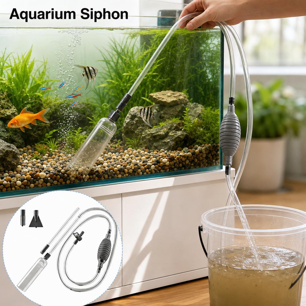 Manual Aquarium Siphon Fish Ta - Marine Aquarium With Sump recensie en prijs