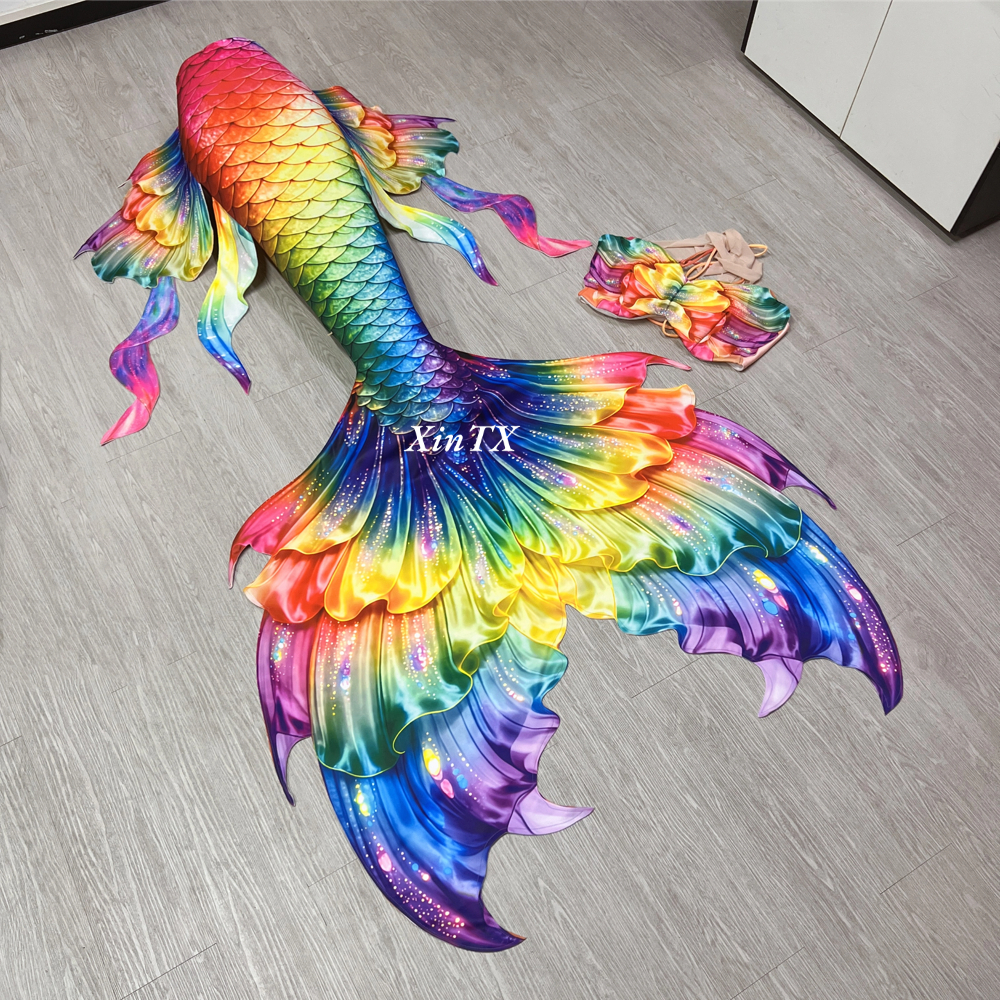 Mermaid tail rainbow-colored l - Aquarium & Marine Museum Ums recensie en prijs