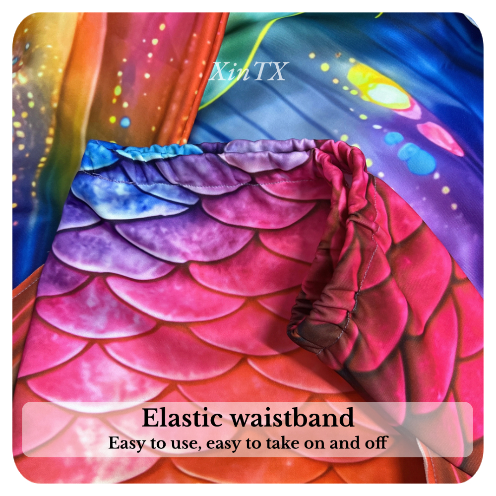 Mermaid tail rainbow-colored l - Aquarium & Marine Museum Ums recensie en prijs