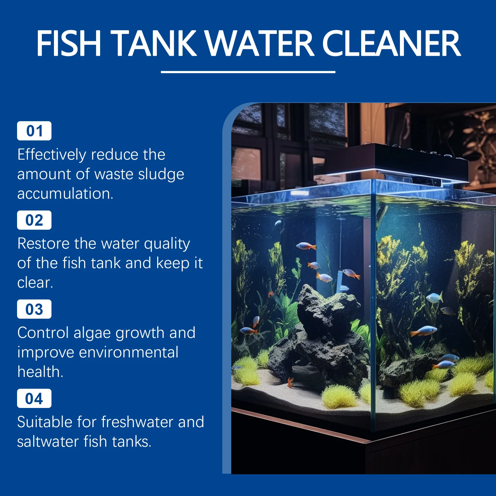 Algae Remover for Fish Tanks,  - Marine Aquarium Bacteria recensie en prijs