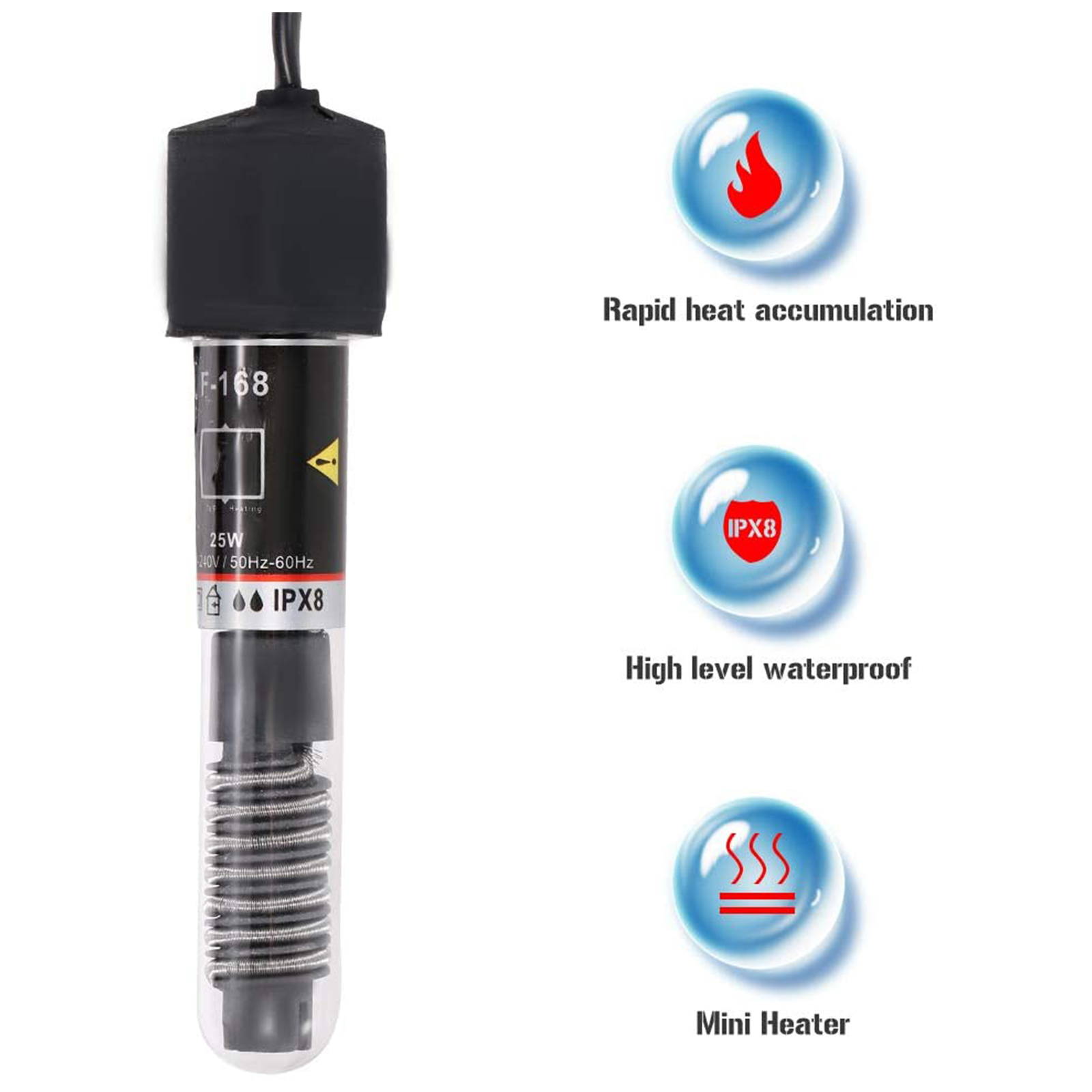 Mini Aquarium Heater Submersib - Marine Aquarium Heater recensie en prijs