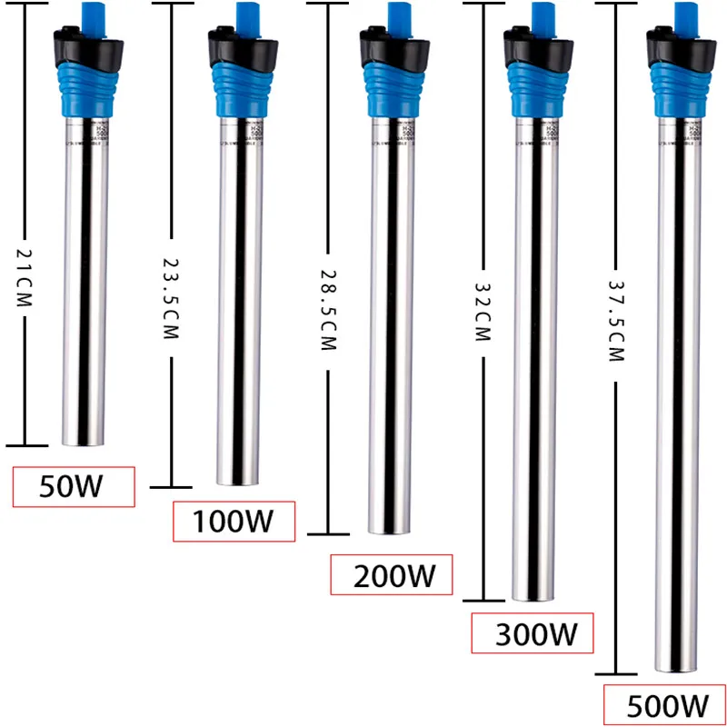 50W/100W/200W/300W/500W Submer - Marine Aquarium Heater recensie en prijs